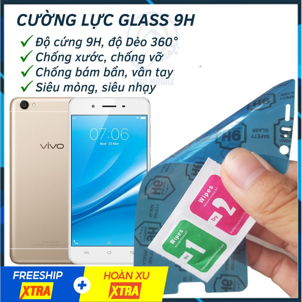 Dán cường lực dẻo nano vivo y55 2017, vivo y55s