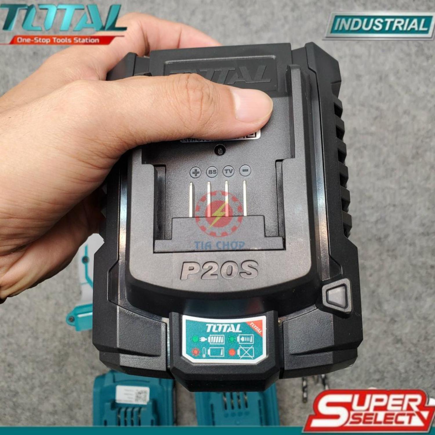 Máy khoan búa dùng pin 20V total TIDLI20012