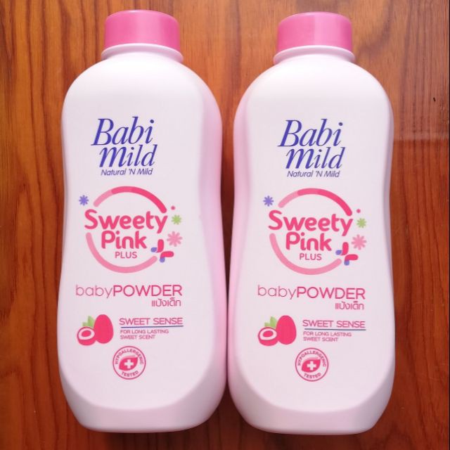 Phấn rôm Babi Mild Thái Lan chai 400gam