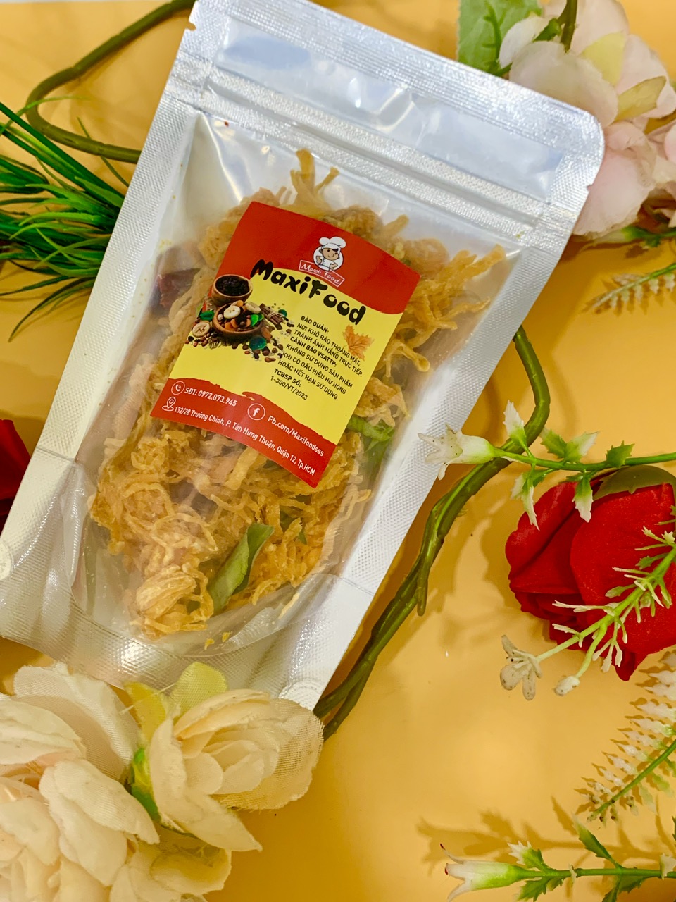 50G Khô Gà Lá Chanh MAXIFOOD