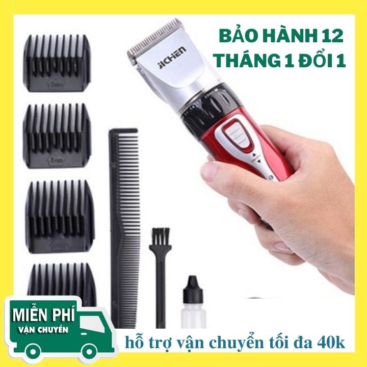 Tông đơ cắt tóc gia đình - tông đơ hớt tóc jichen - máy cắt tóc trẻ em người lớn