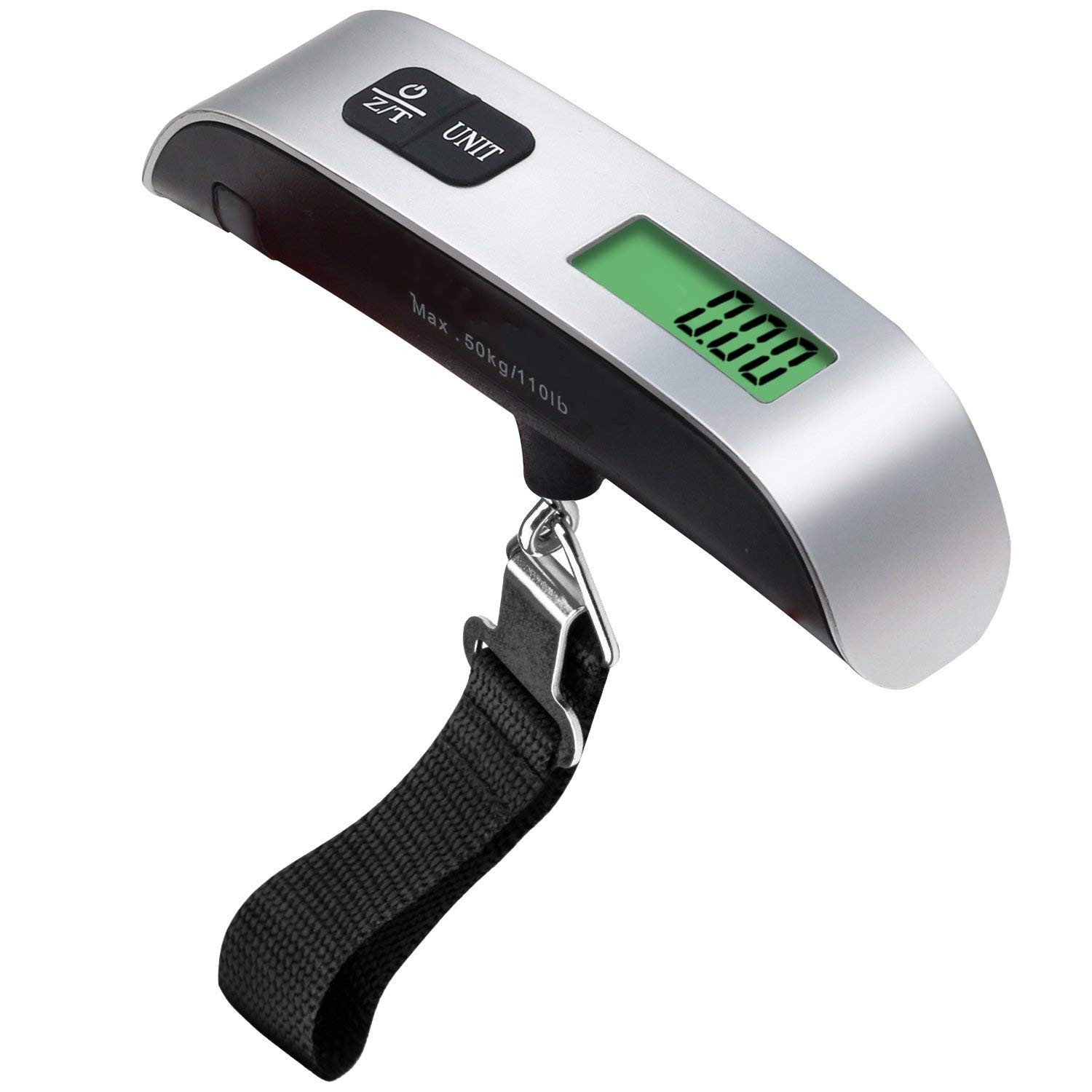 [ 555 ưCân Di Động Điện Tử, Ihomeland 50Kg/10G LCD Kỹ Thuật Số Điện Tử Di Động Treo Cân Hành Lý Cho Gói Du Lịch Độ Chính Xác Cao Cân Dùng Trong Bếp Trang Chủ Cân Essential Thị Trường Trọng Lượng, Hiển Thị Nhiệt Độ Phòng ° C Và