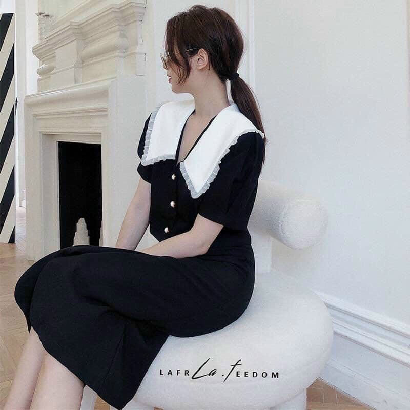 Sét bộ vintage croptop cổ bẻ truyền thống pha lẫn hiện đại TTSA0872