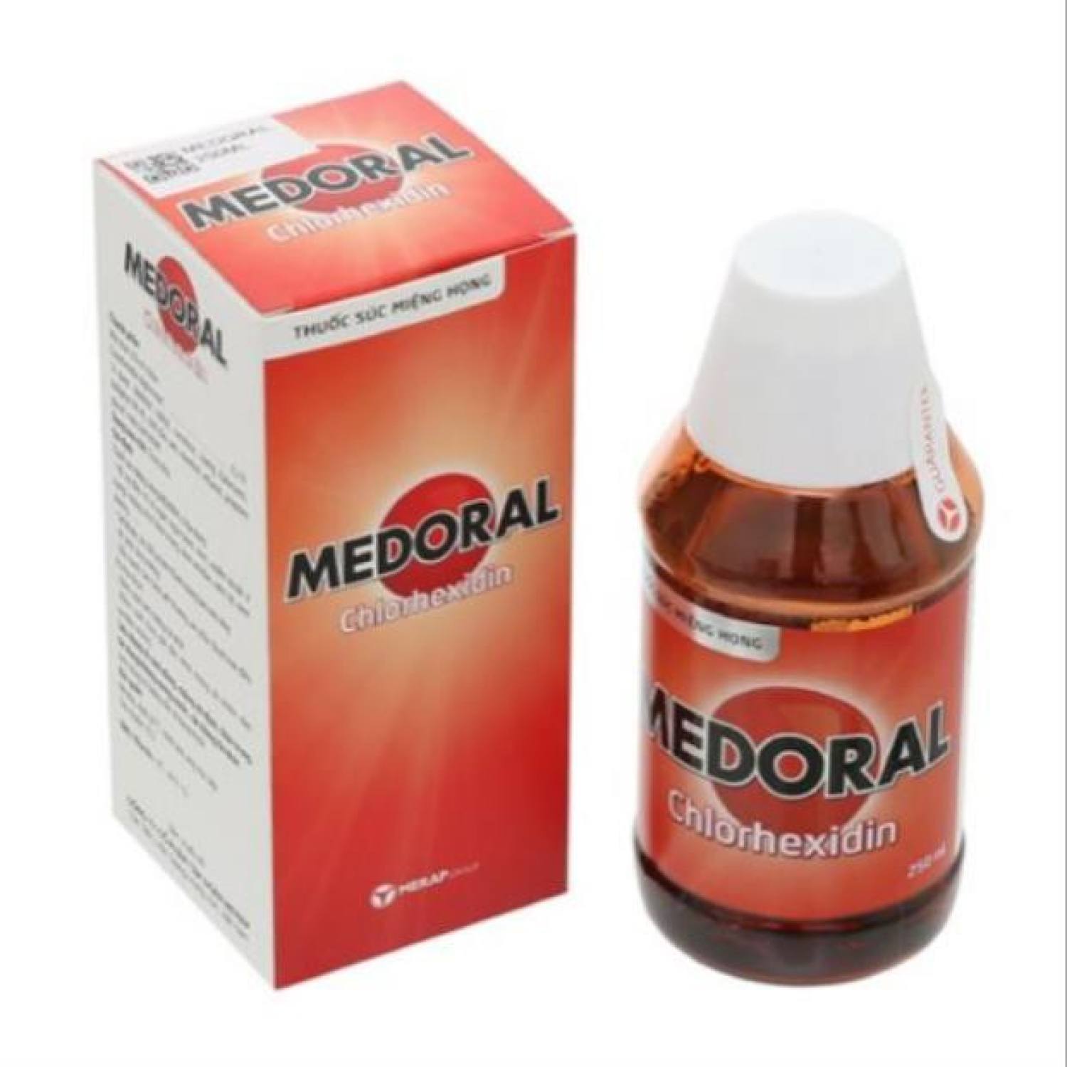 thuốᴄ súc miệng họng Medoral chai 125ml