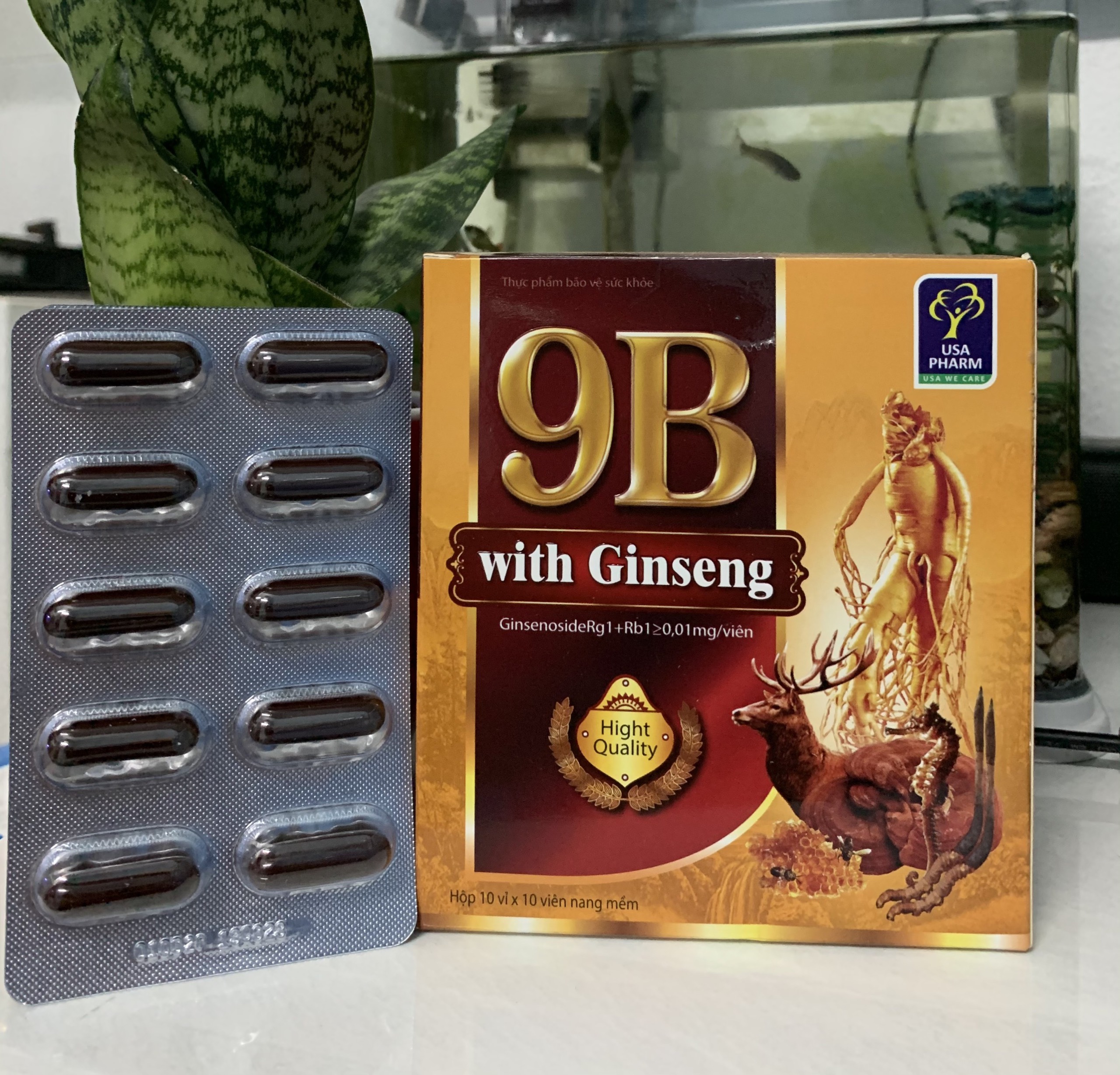 Vitamin 9B With Ginseng Giúp bồi bổ sức khỏe, kích thích tiêu hóa ăn ngon miệng, tăng cường miễn dịch của cơ thể, nâng cao thể lực và trí lực