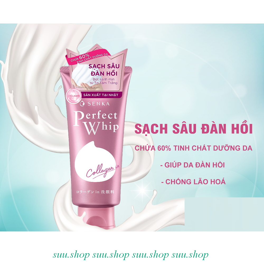 Sữa Rửa Mặt Nữ Senka 120G Perfect Whip