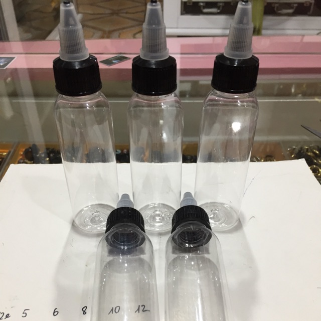 Chai chiết mực 2oz(60ml-sét 5 chai 80k)