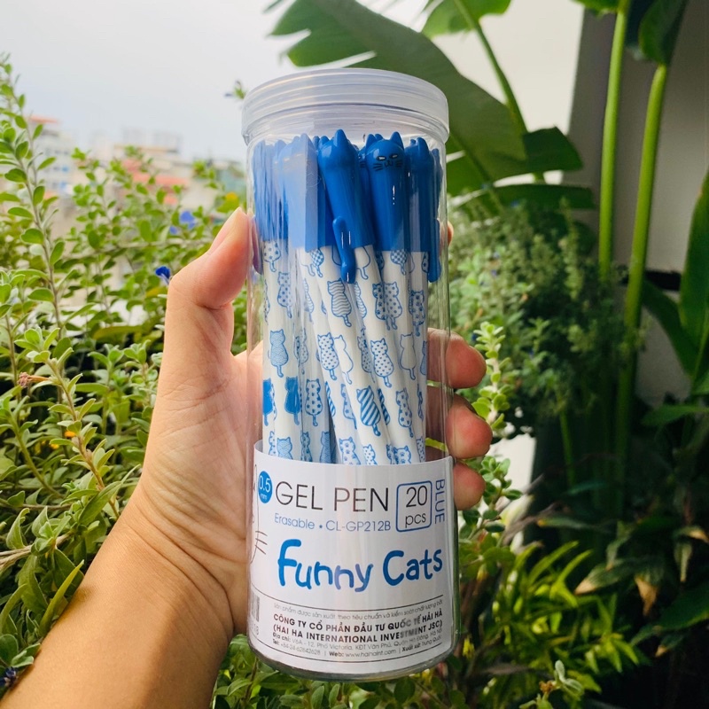 Bút bi gel nước xoá được Classmate mèo GP212.