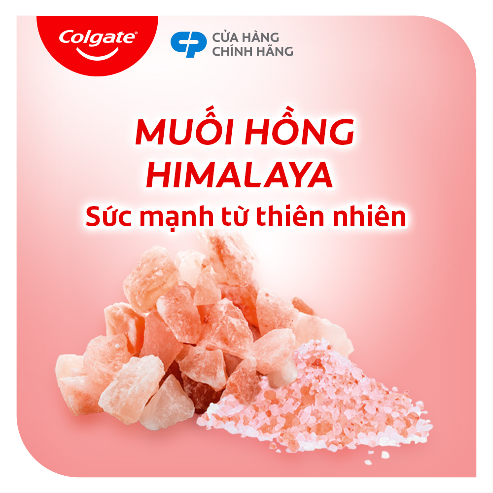 [Chỉ 15-17.7_X2 Voucher giảm đến 18%] Bộ 3 Kem đánh răng Colgate thiên nhiên muối Himalaya sáng khỏe 180g x3