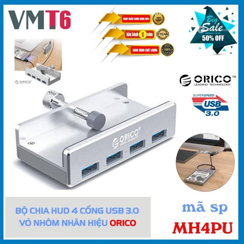 Bảng giá Bộ chia Hub 4 cổng USB 3.0 vỏ nhôm Orico MH4PU Phong Vũ