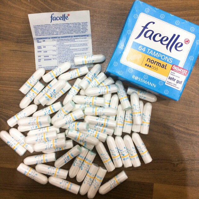 BĂNG VỆ SINH TAMPON FACELLE ĐỨC ĐỦ SIZE