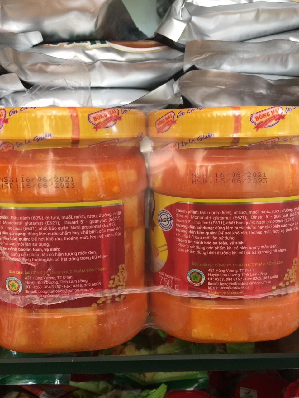 CHAO CHAY BÔNG MAI 370 GRAM