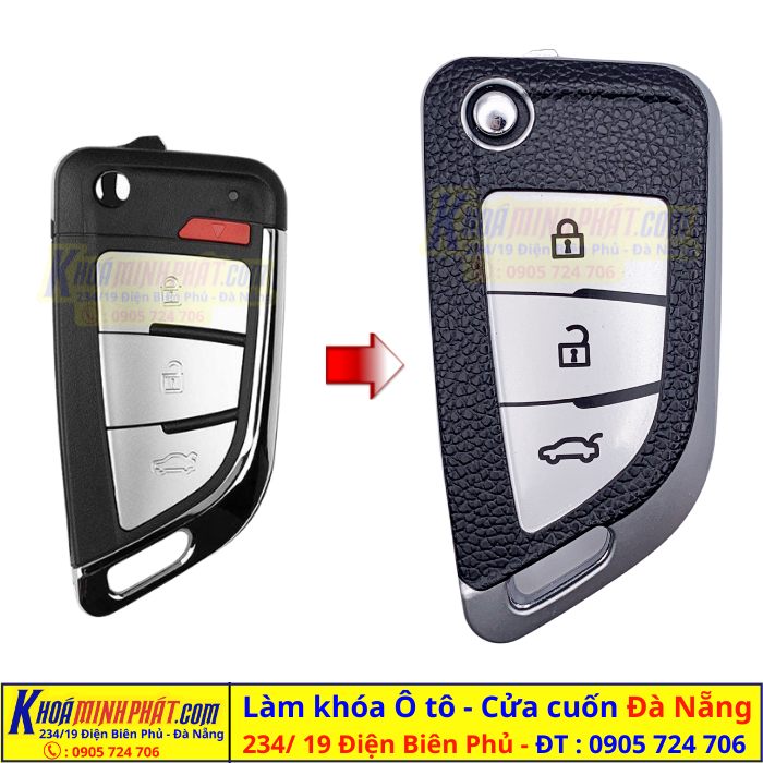 Chìa khoá remote từ xa xe mazda bt50 mẫu v16