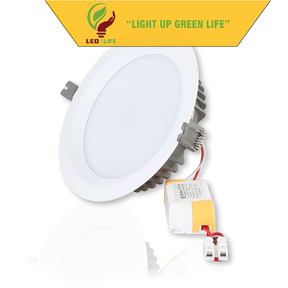Đèn led âm trần downlight rạng đông d at04l 90 9w