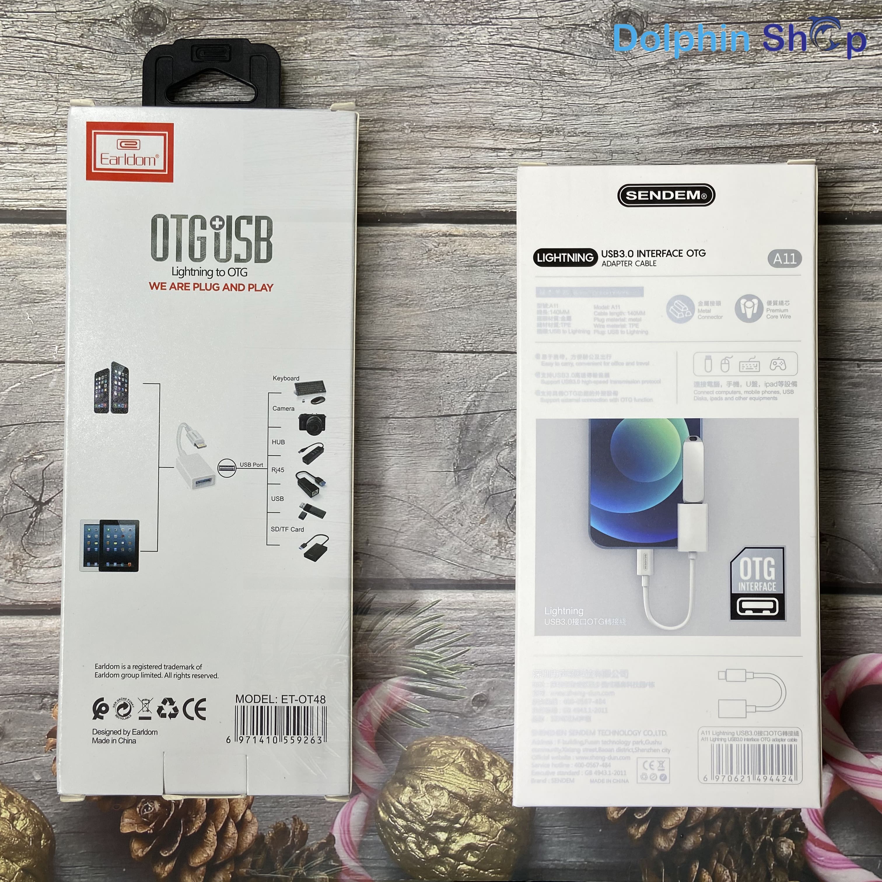 Otg Port for Iphone, iPad Earldom Ot48 / Sendem A11 Converts from Lightning to USB