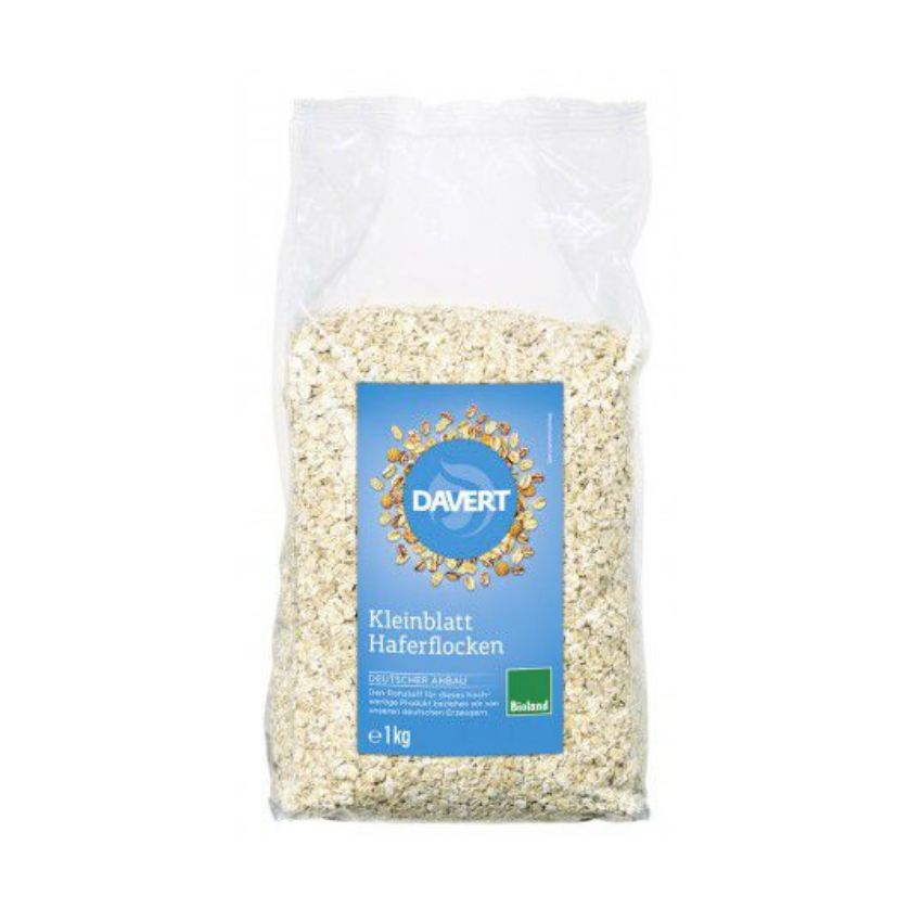 Yến mạch cán nhỏ hữu cơ Davert 1kg