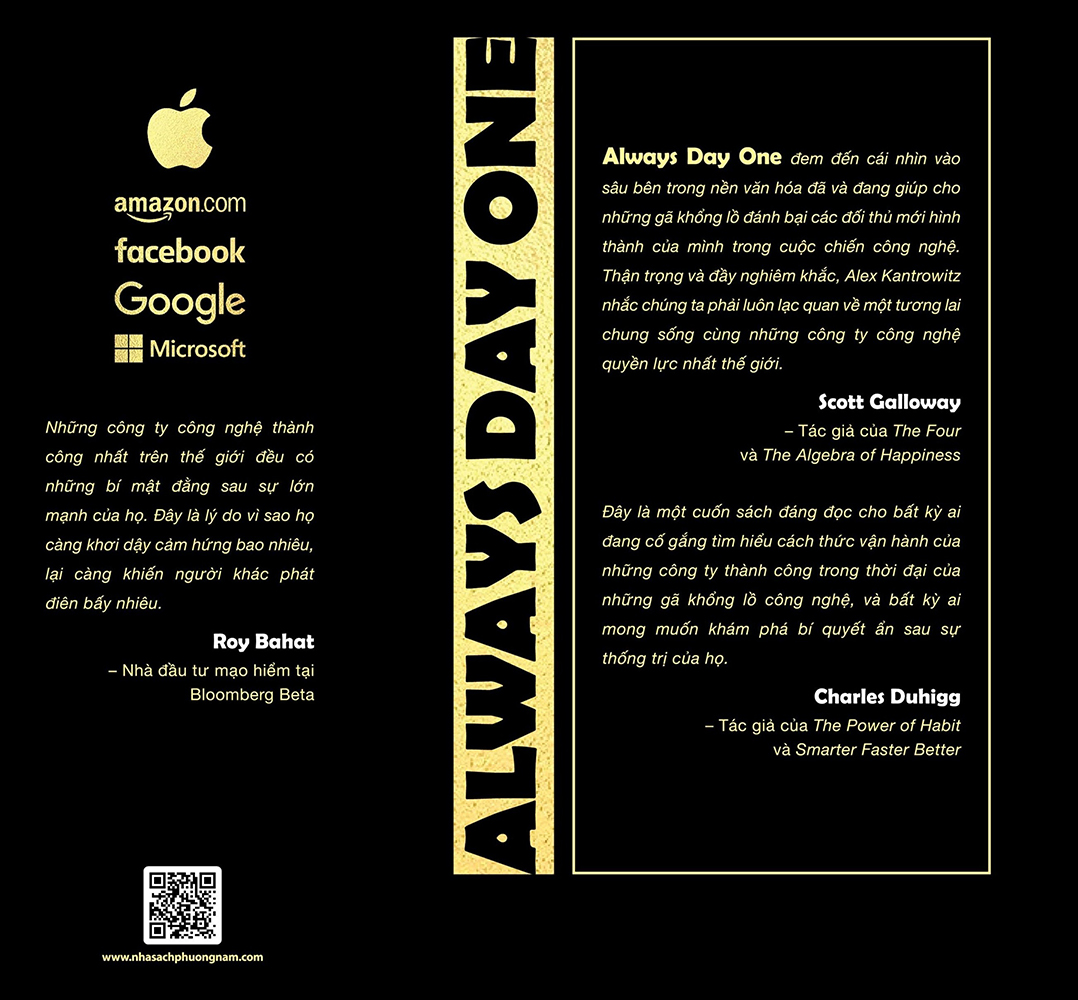 Sách - Always Day One - Công Thức Thành Công Của Amazon, Apple, Facebook, Google Và Microsoft