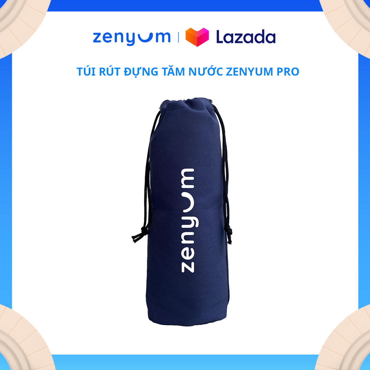[Quà Tặng Không Bán] Túi Rút Zenyum Đựng Bàn Chải Điện/Tăm Nước/Kem Đánh Răng