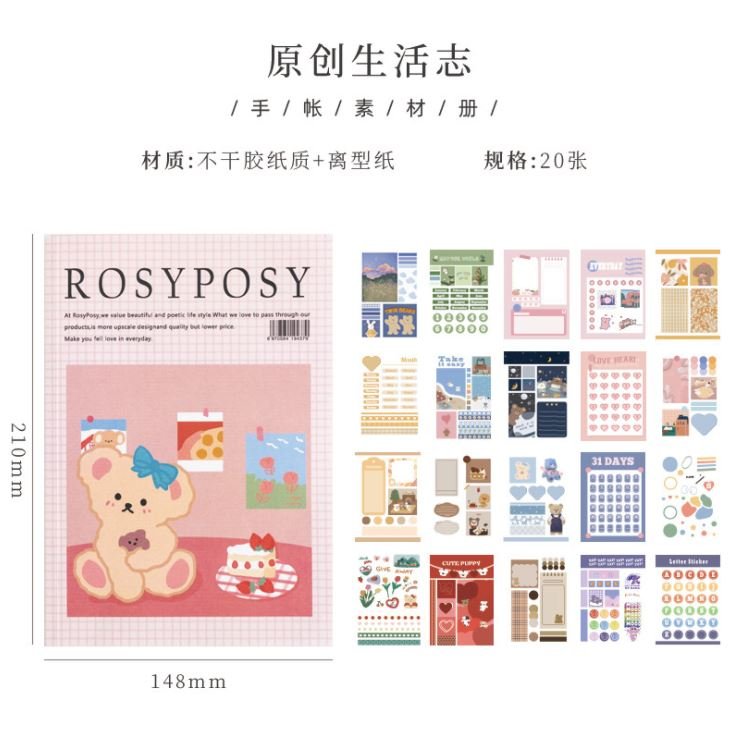 [HCM]Cuốn Sticker Cao Cấp (Photobook Sticker)
