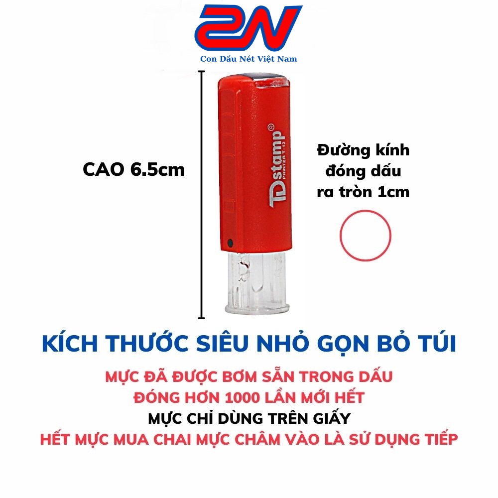Khắc dấu logo tích điểm theo yêu cầu thương hiệu TDstamp