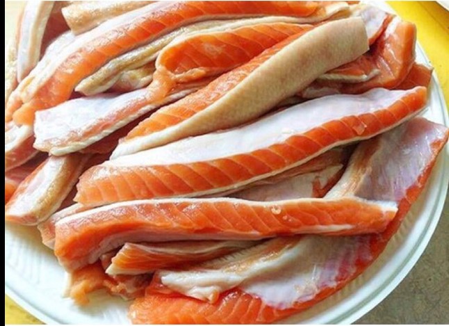 500gr khay lườn cá hồi  tươi ngon