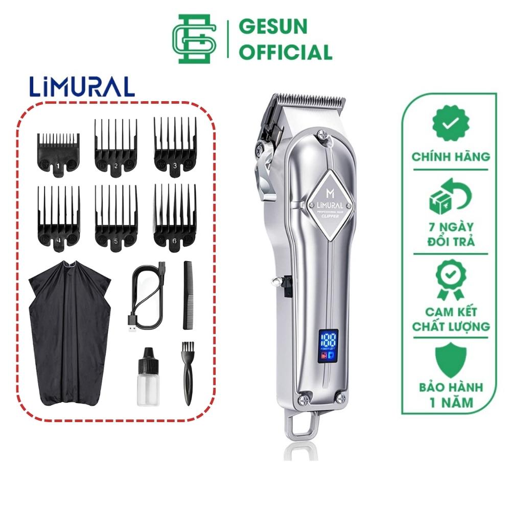 Tông đơ cắt tóc chuyên nghiệp LIMURAL K11S không dây màn hình LED tặng kèm  11 phụ kiện - Bảo hành 12 tháng - MixASale