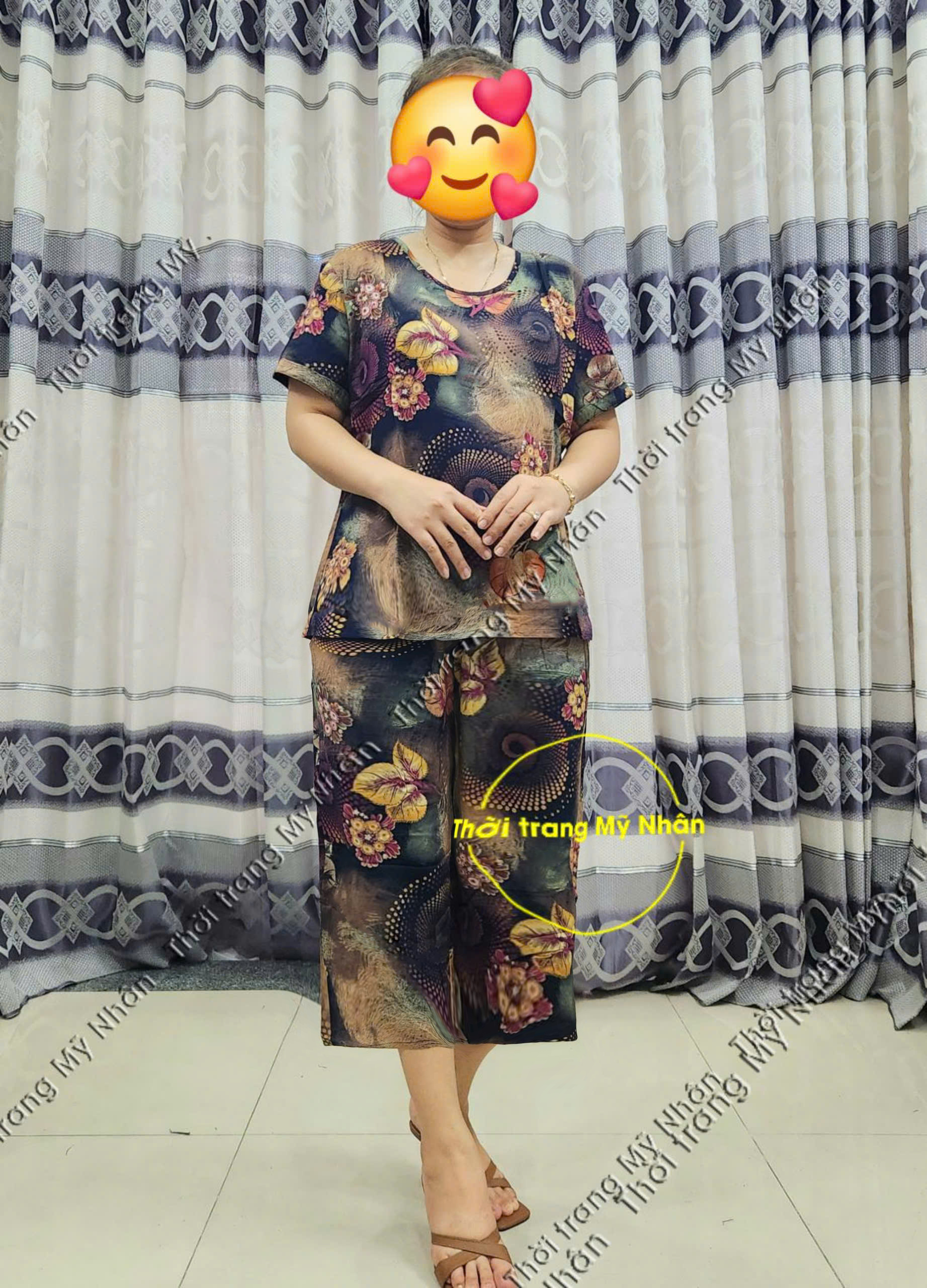 Đồ bộ tole thái lửng trung niên mềm mát đẹp