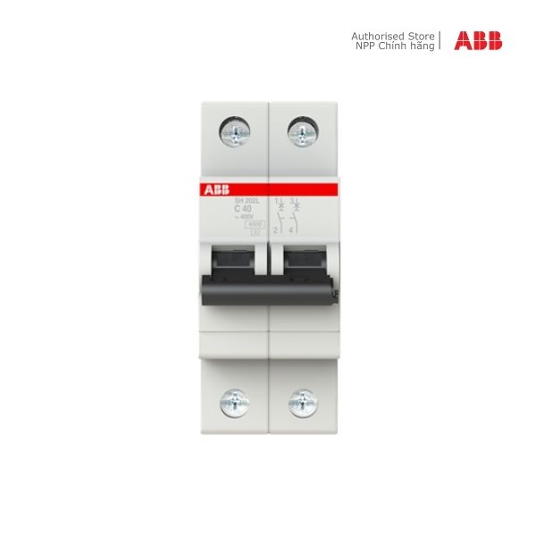 Cầu dao tự động ABB MCB 2P 40A 4,5kA (SH202L-C40)