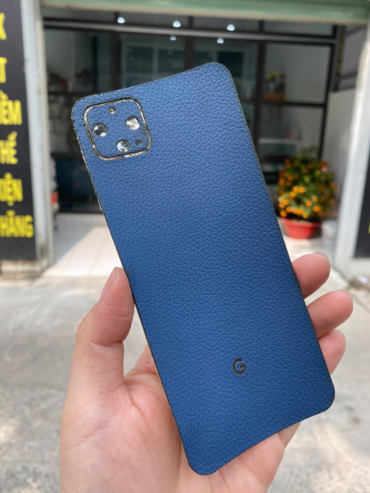 Dán da lưng điện thoại Google Pixel 4 trơn không 1 màu