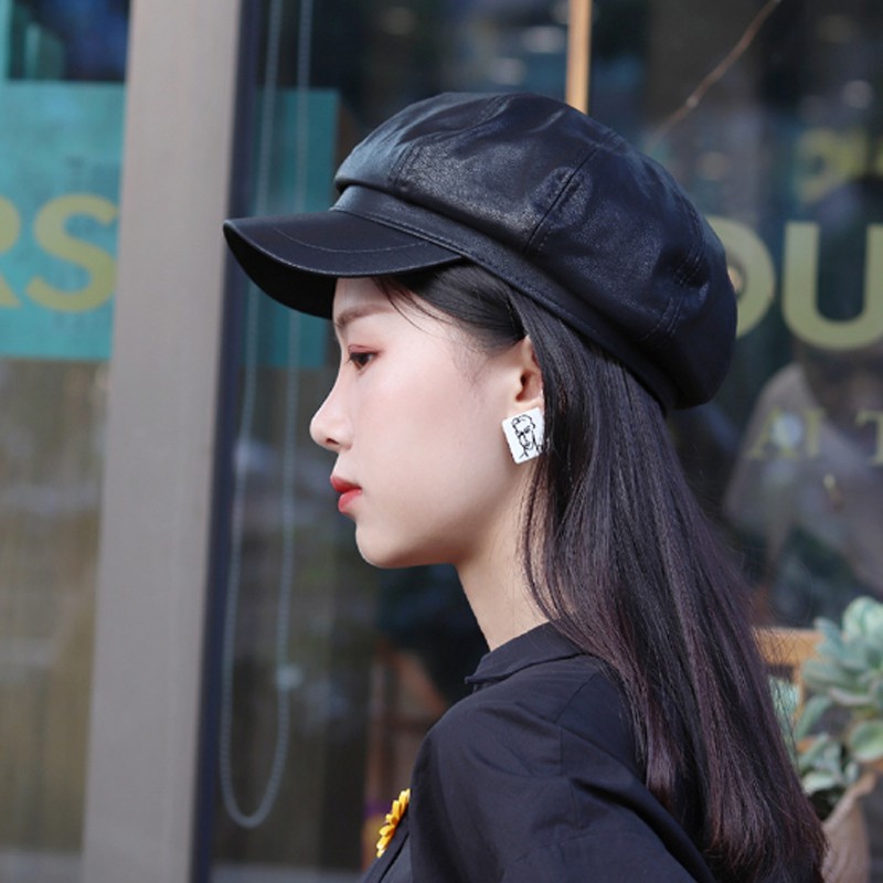 Mũ nồi da bóng Hàn Quốc MN02 siêu xinh