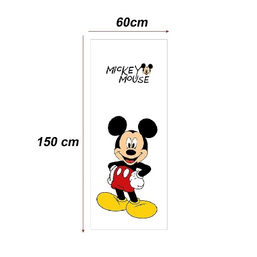 Decal Dán Tủ Lạnh MICKEY Trắng, MICKEY MOUSE - THUTHAODECOR