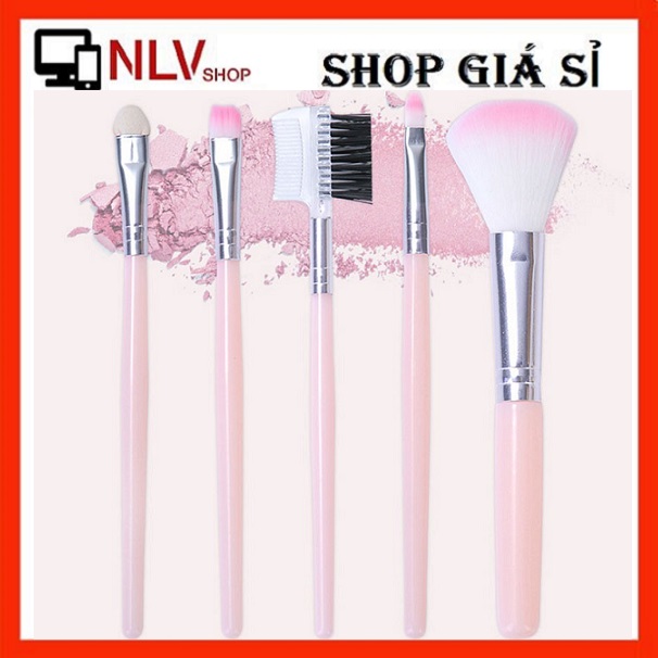 [HCM]???? Bộ Cọ 5 Món Trang Điểm Thần Thánh ( nhỏ gọn dễ dàng mang theo ) ????