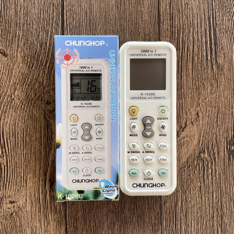 Remote đa năng cho máy lạnh điều hòa