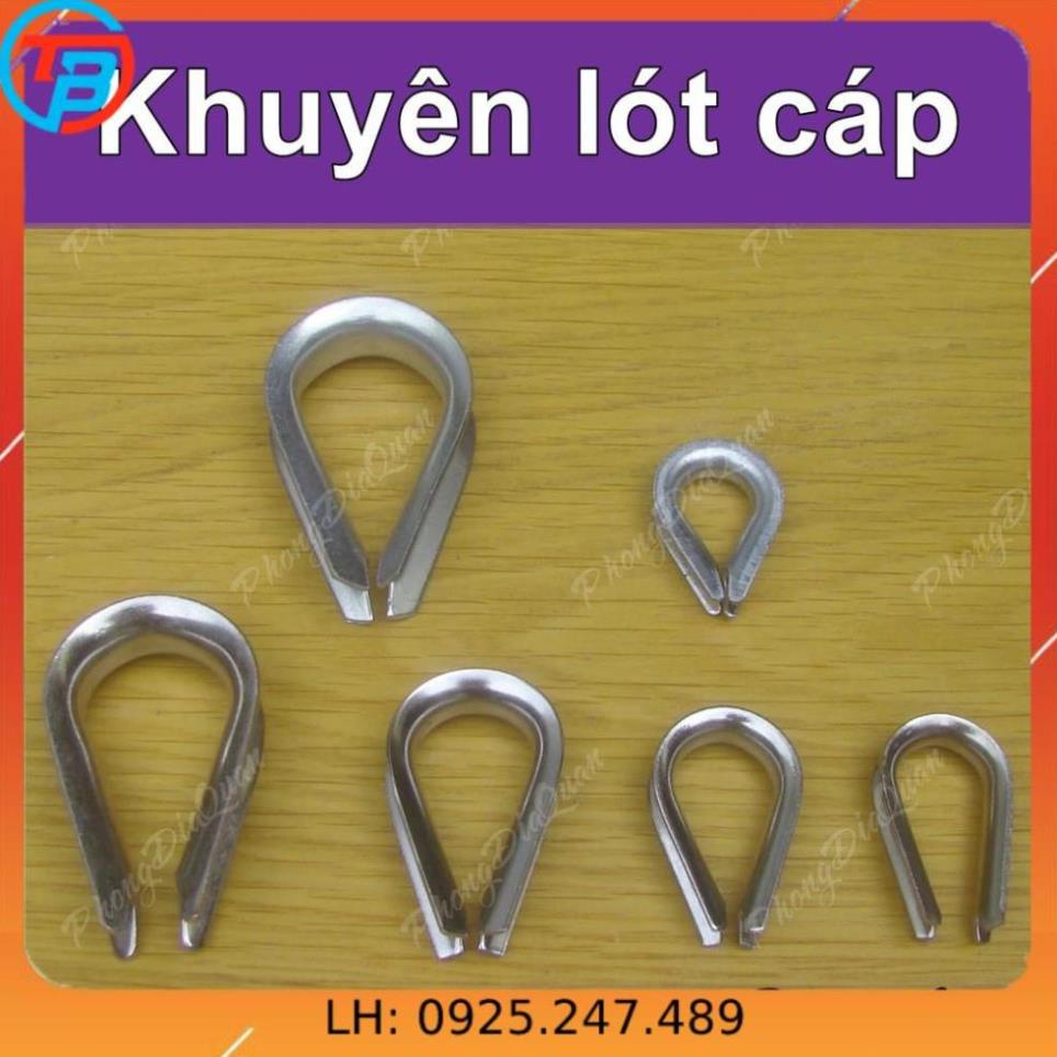 Khuyên lót cáp, bẹn cáp cáp thép thái bình vina