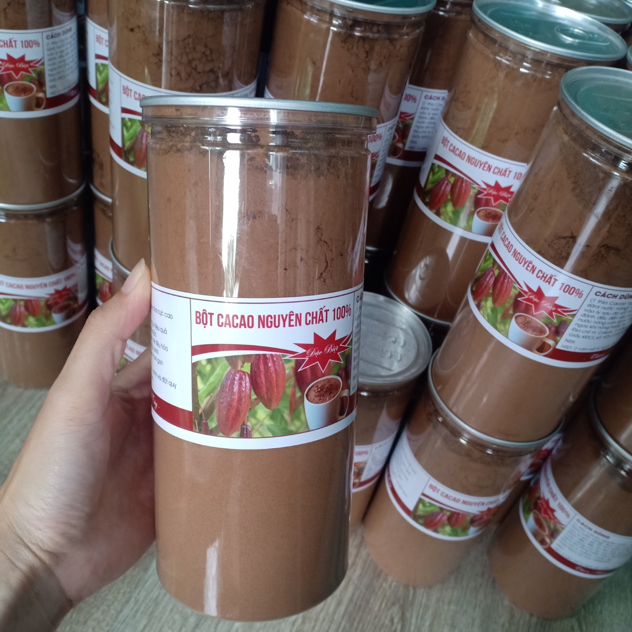 Bột Ca Cao Nguyên Chất 100% Đak Lak 500gr