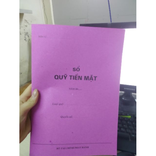 Sổ quỹ tiền mặt