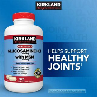 Viên uống xương khớp Kirkland Signature Extra Strength Glucosamine HCI thumbnail