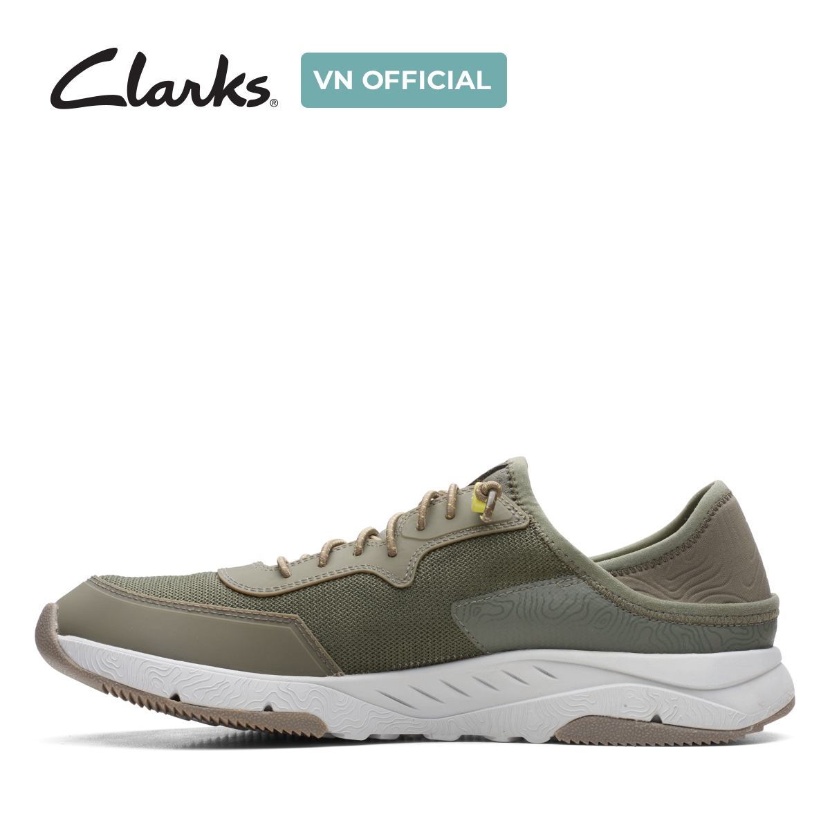 Giày Sneaker Da Nam Clarks - Davis Low