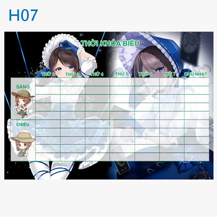 Thời khóa biểu ANIME Identity V