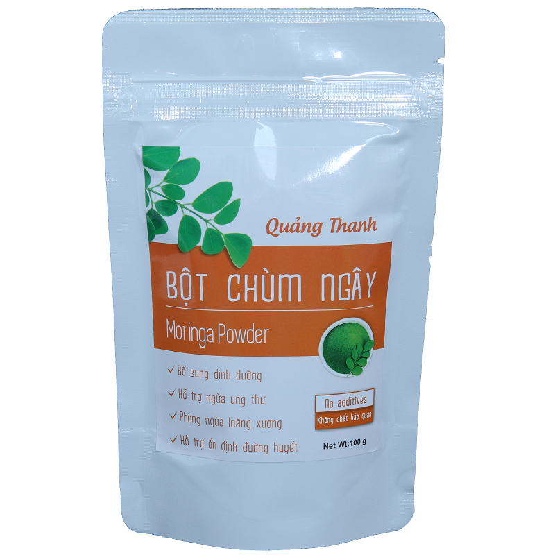 Combo Bột Rau Má - 100g và  Bột Chùm Ngây - 100g