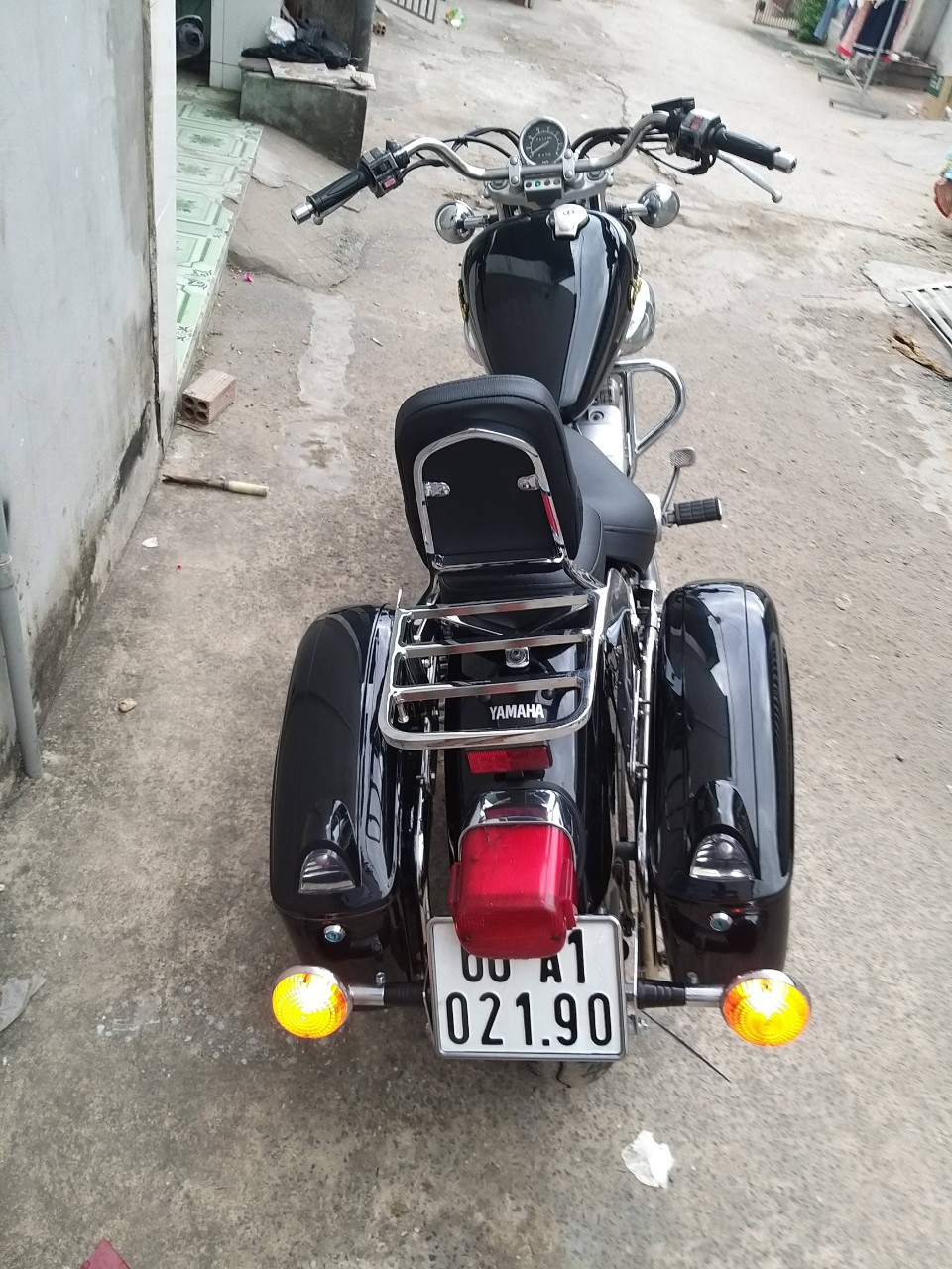 Cặp thùng hông bao gồm khung cho Yamaha Virago XV250, 125  CA250 / GZ125HS / GZ150 / DD250 ...
