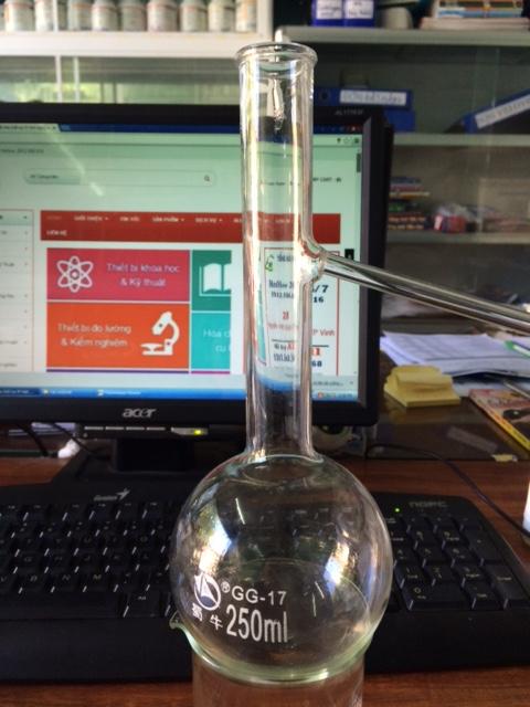 Bình cầu đáy tròncó nhánh 250ml