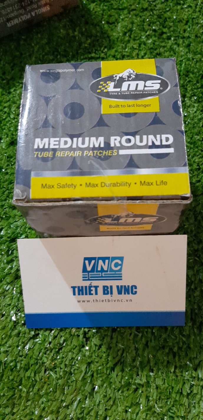 Hộp 20 miếng vá săm lốp LMS Ấn Độ TC60 (60mm)