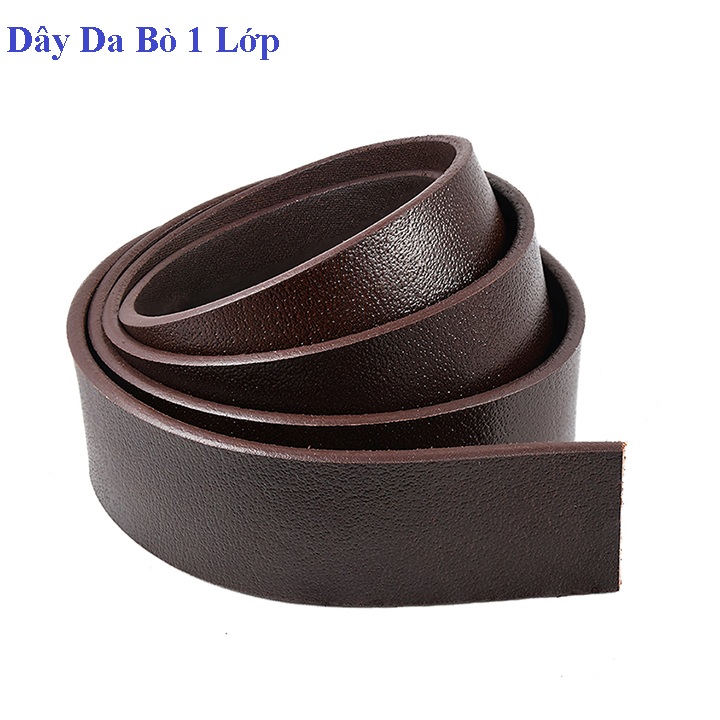 Dây lưng da thật khắc tên BYL 04