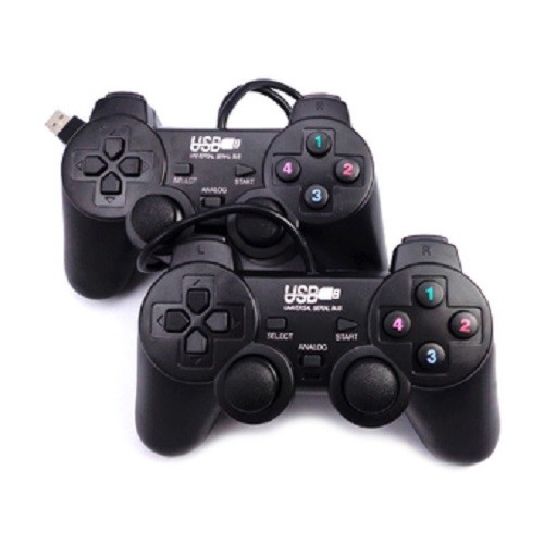 Tay cầm chơi game đôi ew-2008d có rung