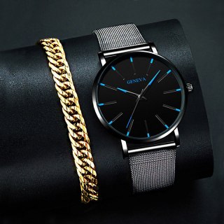 2022 Homens Moda Minimalista Pulseira Relógios De Luxo A o Inoxidável thumbnail