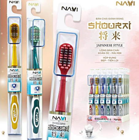 Bàn Chải Đánh Răng Navi Yume - Shourai Cao Cấp [Nội Địa Nhật]