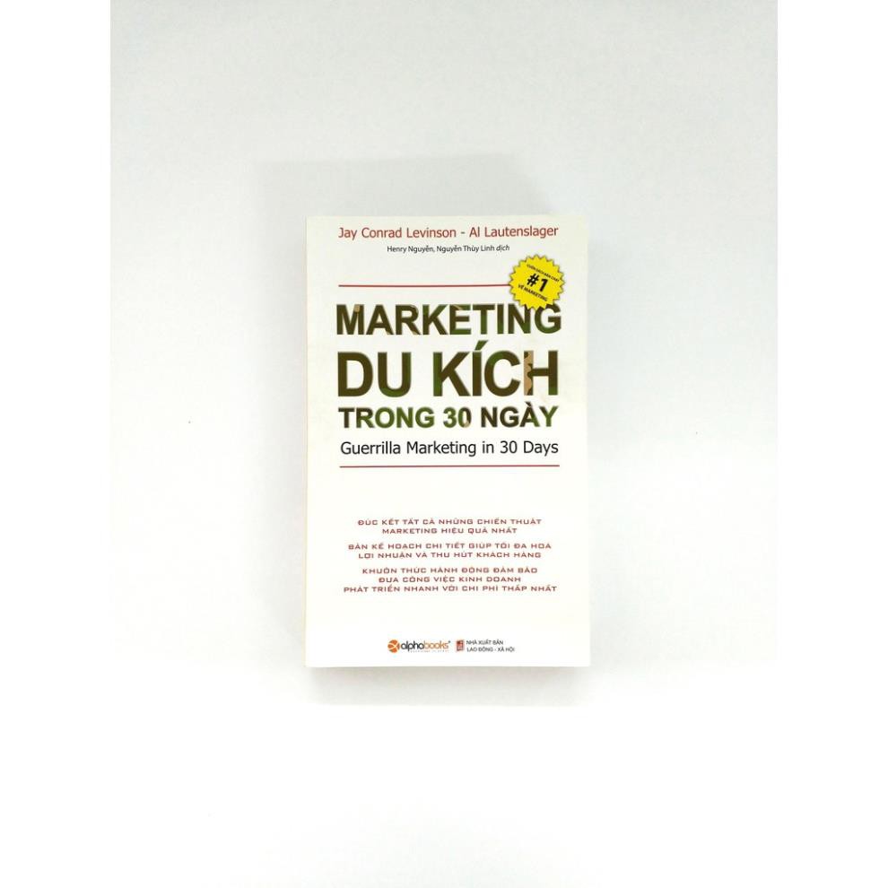Sách Alphabooks - Marketing Du Kích Trong 30 Ngày (Tái Bản 2018)