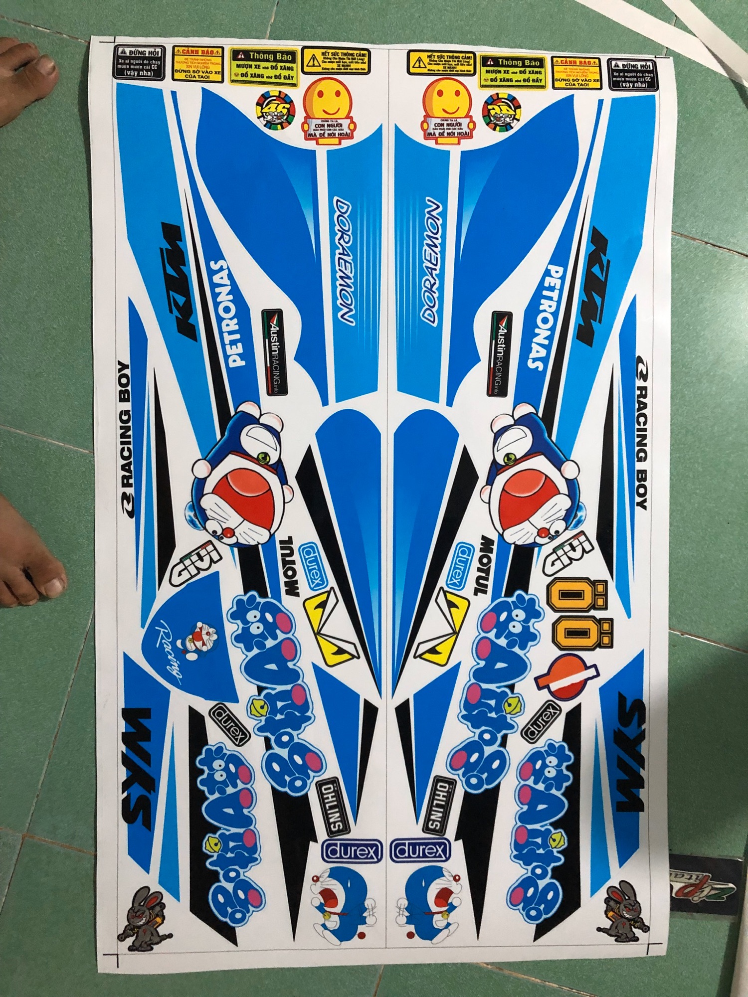 [ QUÍ KHÁCH VUI LÒNG MANG TEM RA TIỆM CHO THỢ DÁN] TEM RỜI elegant 50 mẫu doremon