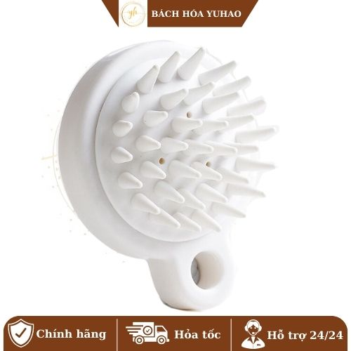 Lược Gội Đầu, Lược Massage Đầu, Lược silicon gội đầu Muji Massage Da Đầu, Giảm Stress, Kích Thích Mọc Tóc